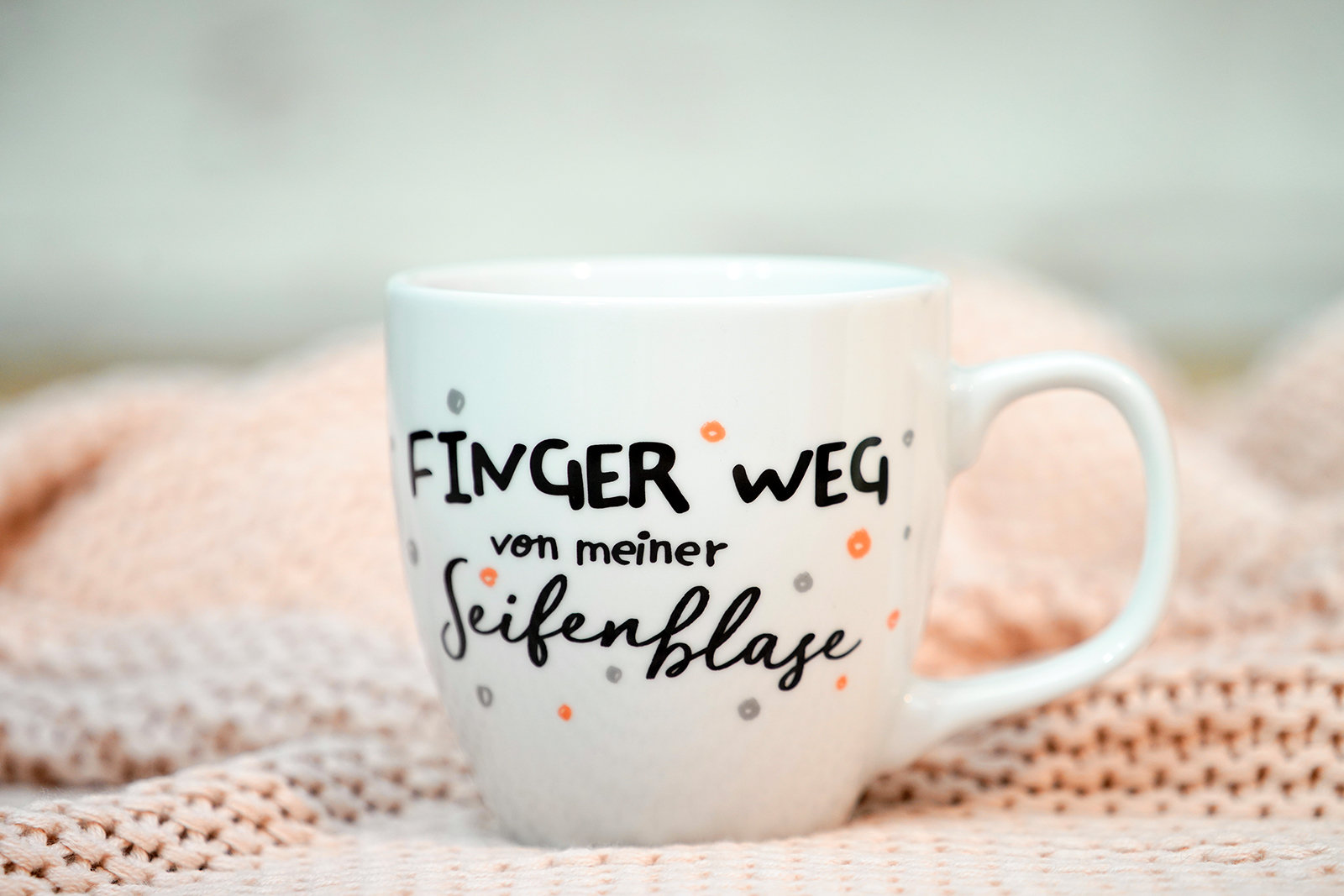 Jumbo Tasse Mit Spruch finger Weg Von Meiner Etsy Australia