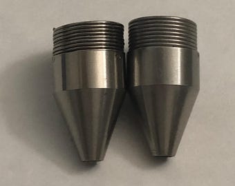 Touch 'n Heat System B Pin Vise Nut Cap Replacement, Stainless Steel, (2 Pcs)