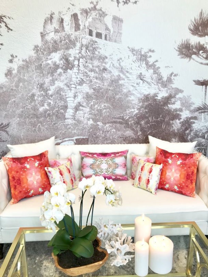 Neutral Wall Art Wall Decal Peel /'n Stick Wall Art Removable Wallpaper Chich\u00e9n Itz\u00e1 Wall Mural Landscape Wall Mural Adhesive Wallpaper