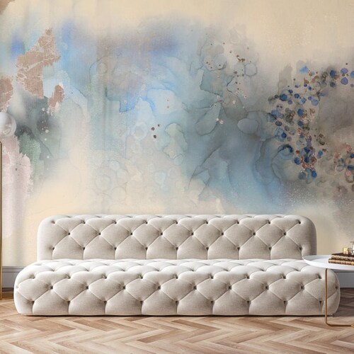 Blue Pearl Removable Wall Mural 8' Tall X 12' Wide Etsy