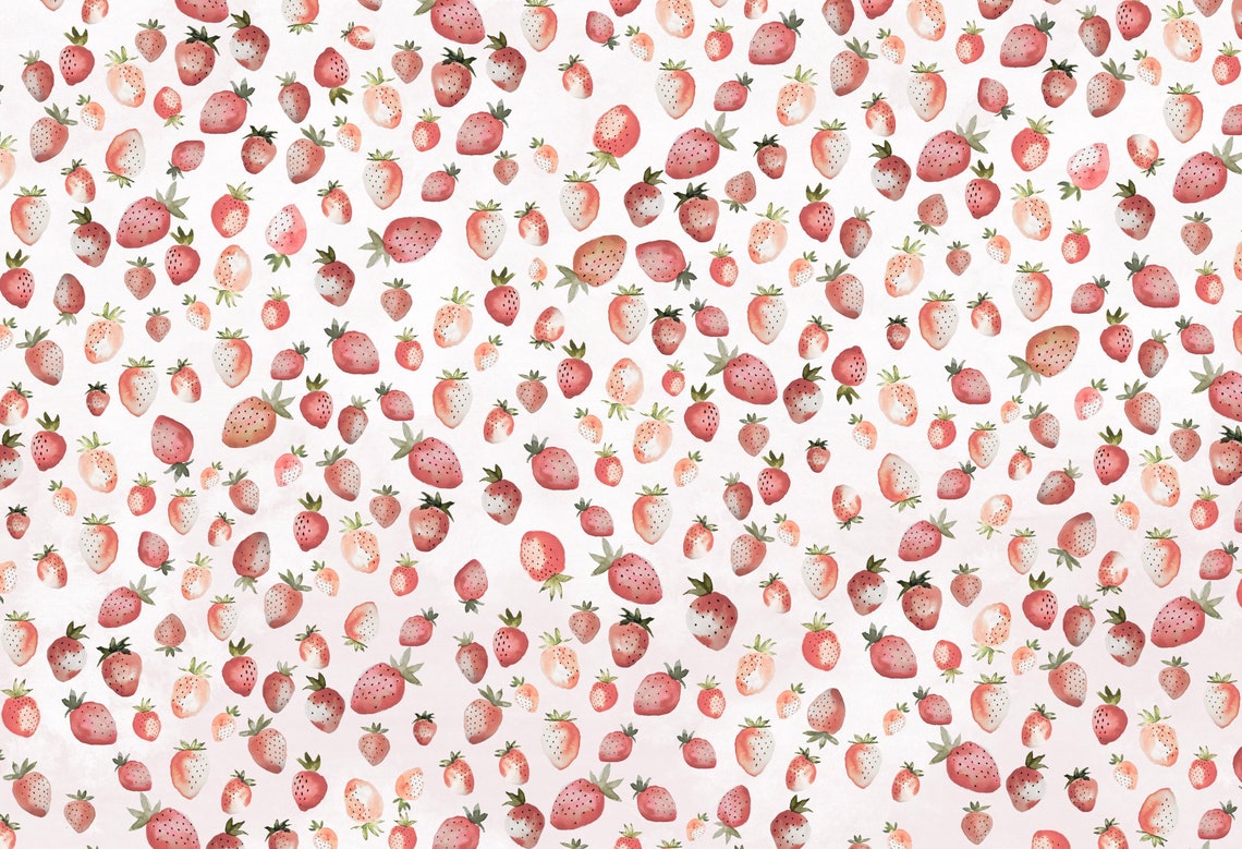 Vintage Jam Strawberry Wall Mural, Removable Wall Mural, Peel and Stick ...