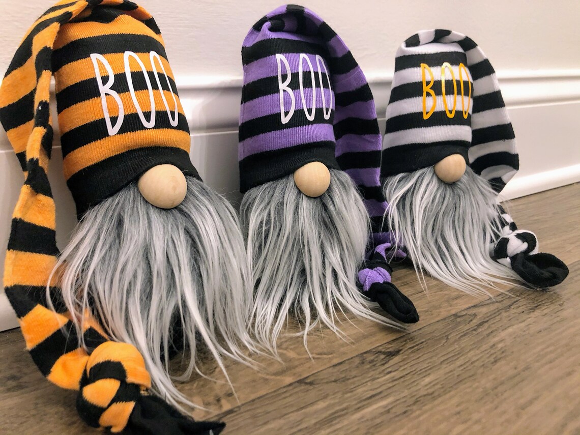 Halloween BOO Gnome Sanderson Sisters Gnomes Witch Gnome Etsy