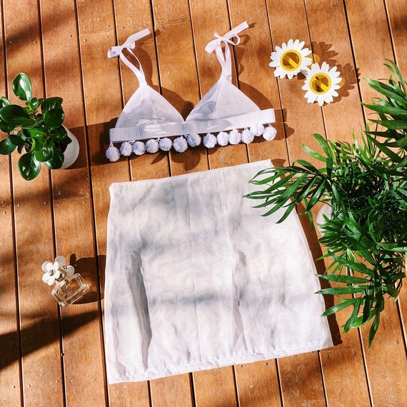 mesh bralette festival