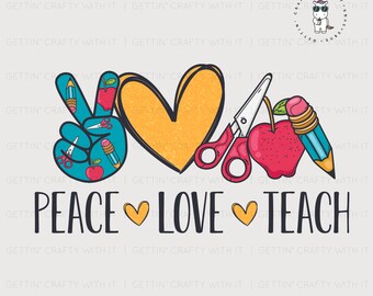 Free Free Peace Love Teach Svg Free 172 SVG PNG EPS DXF File