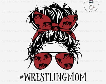 Download Wrestling Mom Svg Etsy