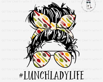 Download Lunch Lady Svg Etsy