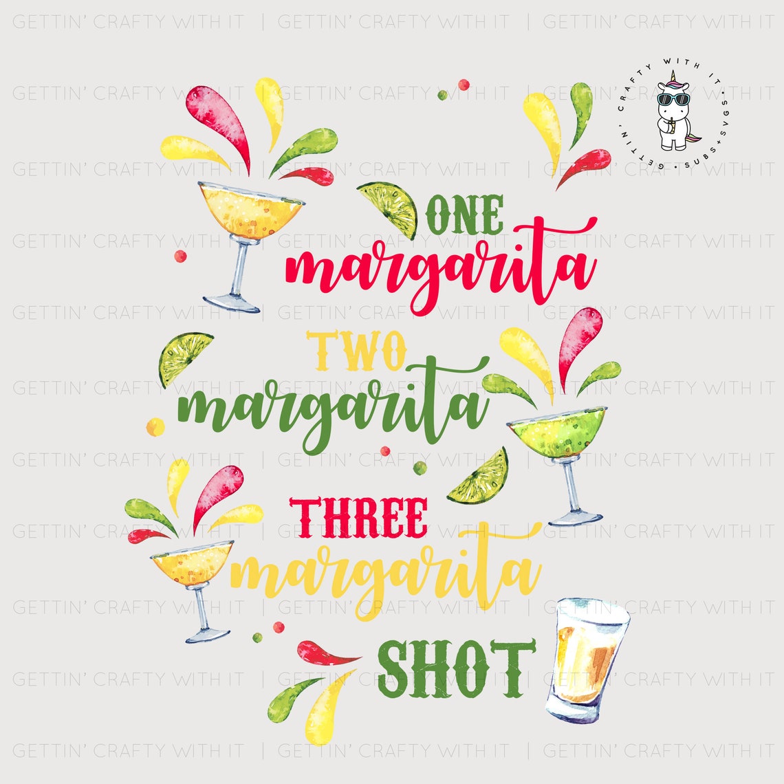 One Margarita Two Margarita PNG Digital Download Etsy