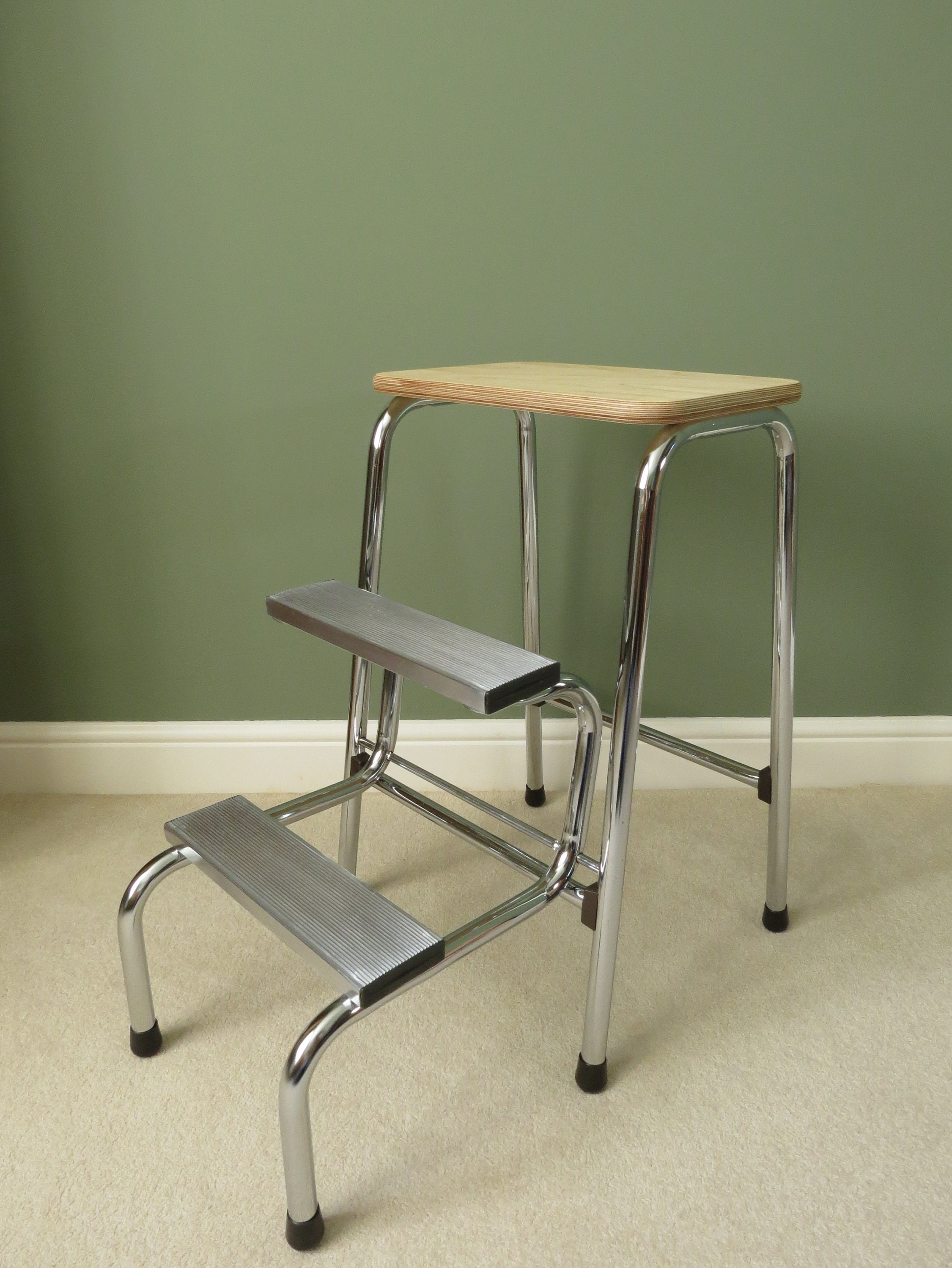 Vintage Brabantia Folding Kitchen Step Stool