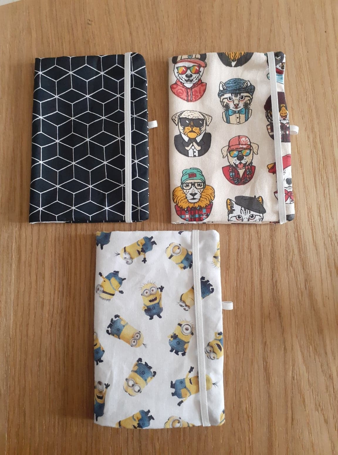 Protège Carnet en Tissu