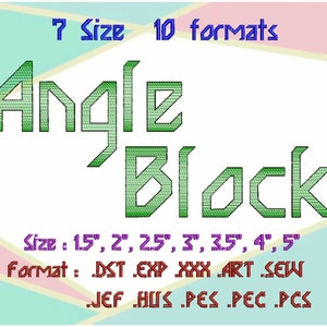 Angled Block Shadow Letters SVG Vector Monogram Alphabet SVG 