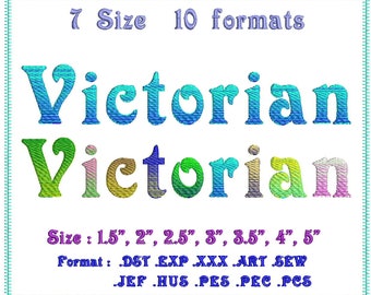 Victorian Blending Embroidery Fonts Machine Embroidery Designs Monogram Alphabet Letters Digital Font Download Instant Download