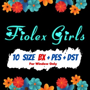 Fiolex Girls embroidery fonts,PES,DST,BX file,Valentine font,embroidery designs,machine embroidery fonts,machine embroidery designs,Alphabet