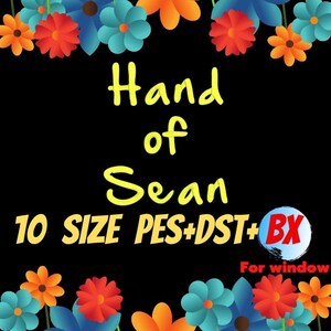 Hand of Sean embroidery fonts,PES,DST,BX file,Script font,Handwritten font,embroidery designs,machine embroidery fonts,machine embroidery