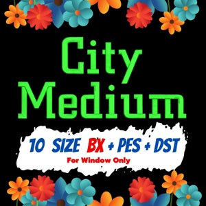 City Medium embroidery fonts,PES,DST,BX font,embroidery designs,machine embroidery fonts,machine embroidery designs,Monogram Alphabet Letter