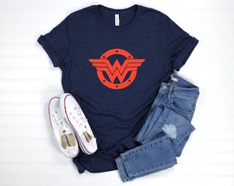 NEW Wonder Woman Personalized Birthday Party Favor Gift T-Shirt