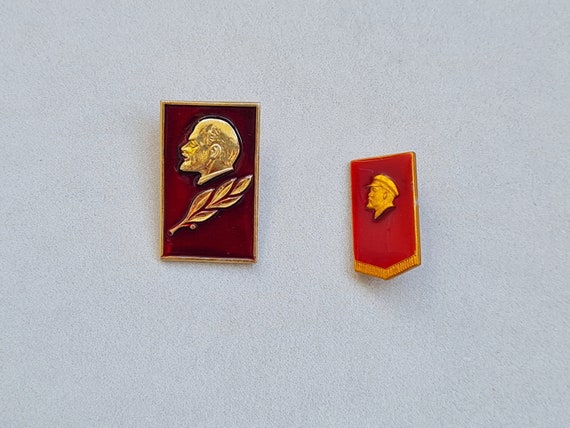 Lenin pin, soviet badges set, soviet memorabilia,… - image 3