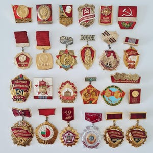 Originala sovjetiska märken, Sovjetunionens nålar, sovjetiska memorabilia