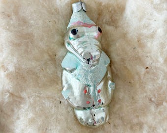 Crocodile Gena, Soviet vintage Christmas decoration, USSR, New Year's decoration, collectible ornament 1980s, Christmas tree figurines