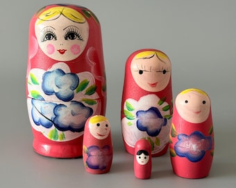 ソビエト ヴィンテージ マトリョーシカ - 1970 年代にソ連で作られた
