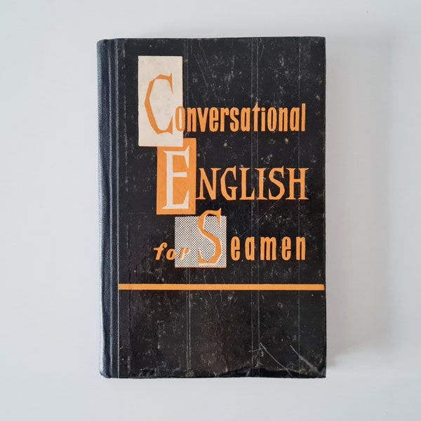 Soviet vintage book Conversational English for Seamen, 1962 edition USSR