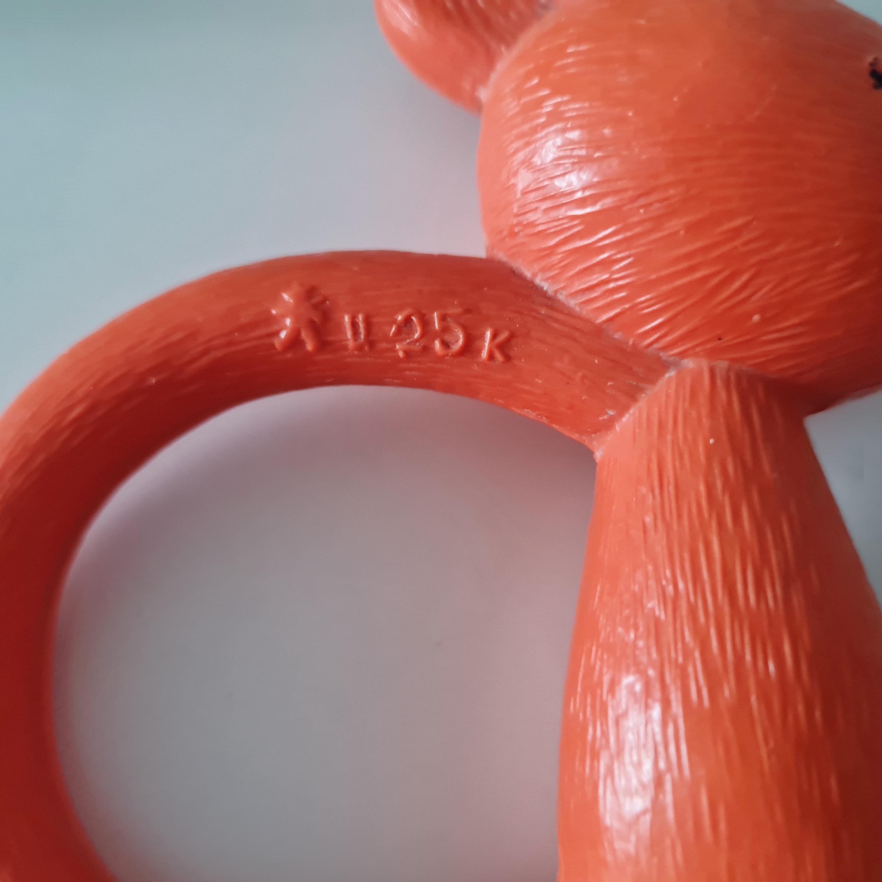 Soveit Rattle Soviet Vintage Baby Rattle Orange Mouse, Vintage Plastic Toy, Children ...