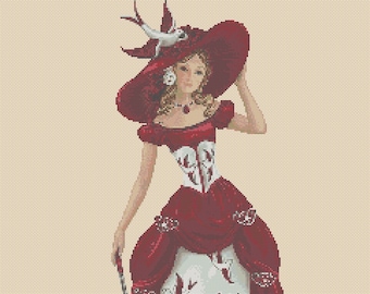 Moon Fairy Cross Stitch Chart PDF Digital Pattern - Etsy UK