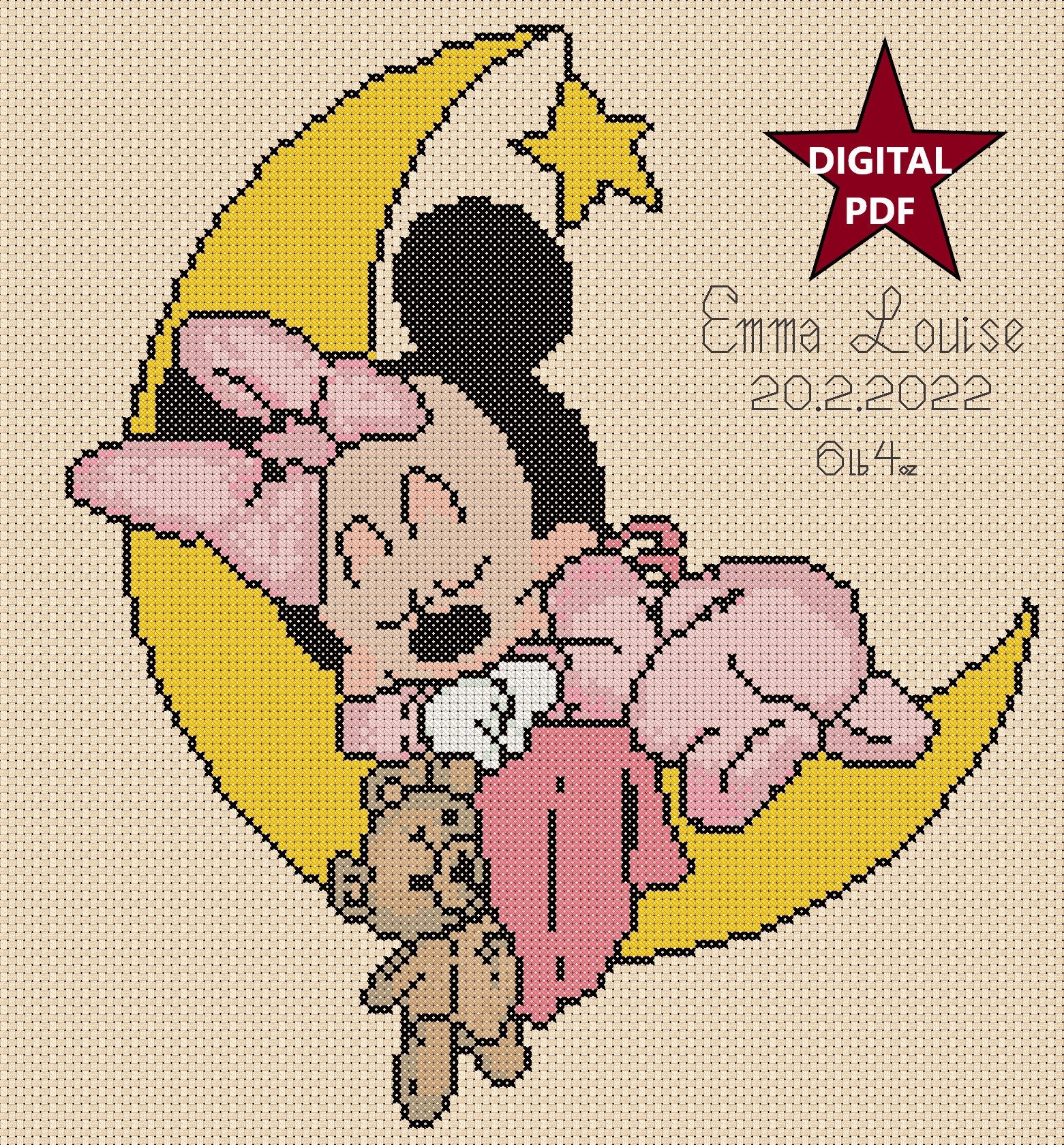  Disney Babies Minnie Mouse SHHH! Counted Cross Stitch Kit 32003  : Everything Else