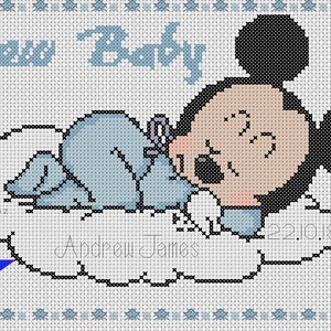 Download Printable Pdf Cross Stitch Chart Minnie Mouse 2 New Etsy