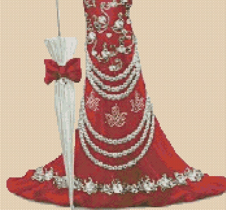 PDF Cross Stitch Chart Elegant Lady No. 156 E Etsy