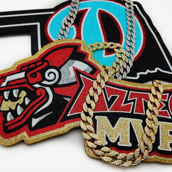 Sports Fan Chain Necklace Etsy