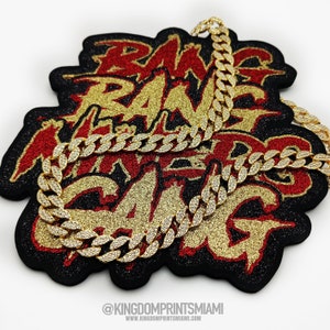 Niner Gang  Die-Cut Turnover Chain Turnover Chain | Swag Chain |