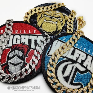 Custom Turnover Chain Medallion | Custom Swag Chain Medallion | Custom Medallion