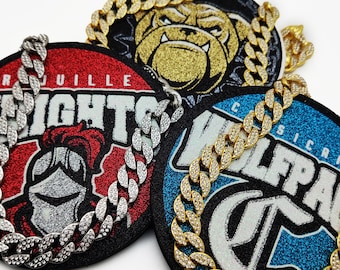 Custom Turnover Chain Medallion | Custom Swag Chain Medallion | Custom Medallion