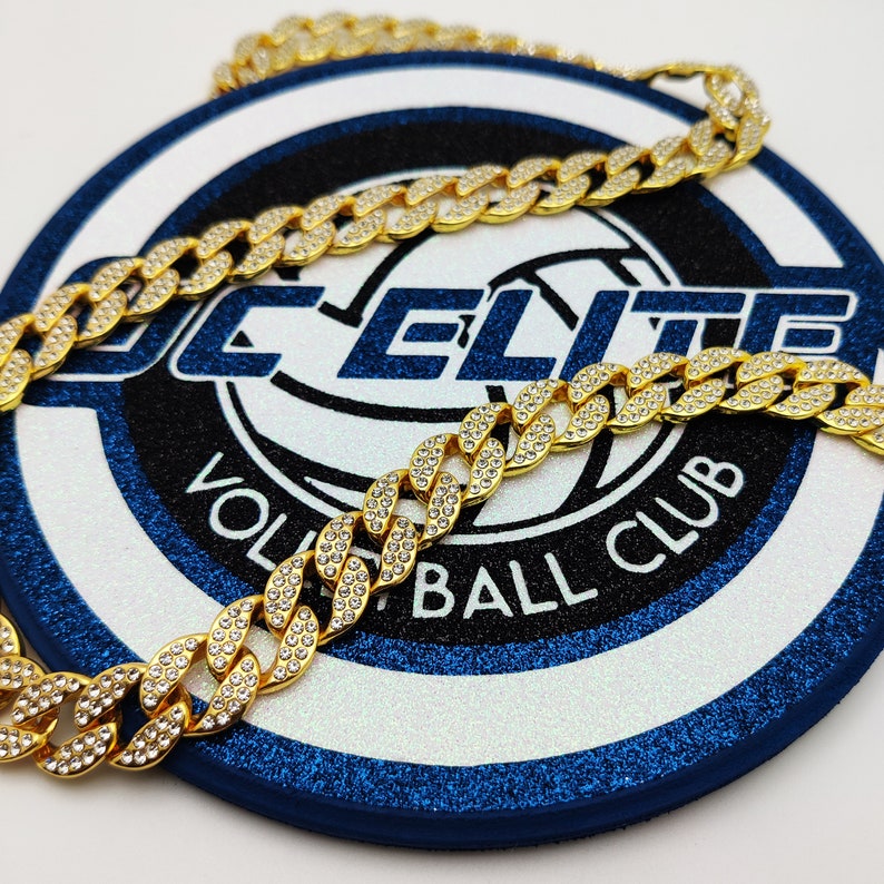 Custom Swag Chain Medallion Custom Turnover Chain Medallion Etsy