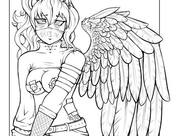 93 Hot Anime Coloring Pages Best