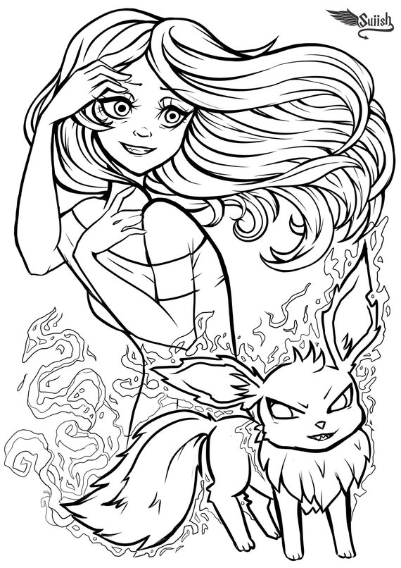 Coloring Pages Pokemon Fairy Type