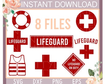 Lifeguard Svg Etsy