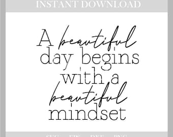 マインドセット svg、モチベーション svg、ポジティブ svg、楽観 svg、svg 格言、svg 引用、svg、svg ファイル、cricut 用 svg ファイル、シルエット、カット ファイル