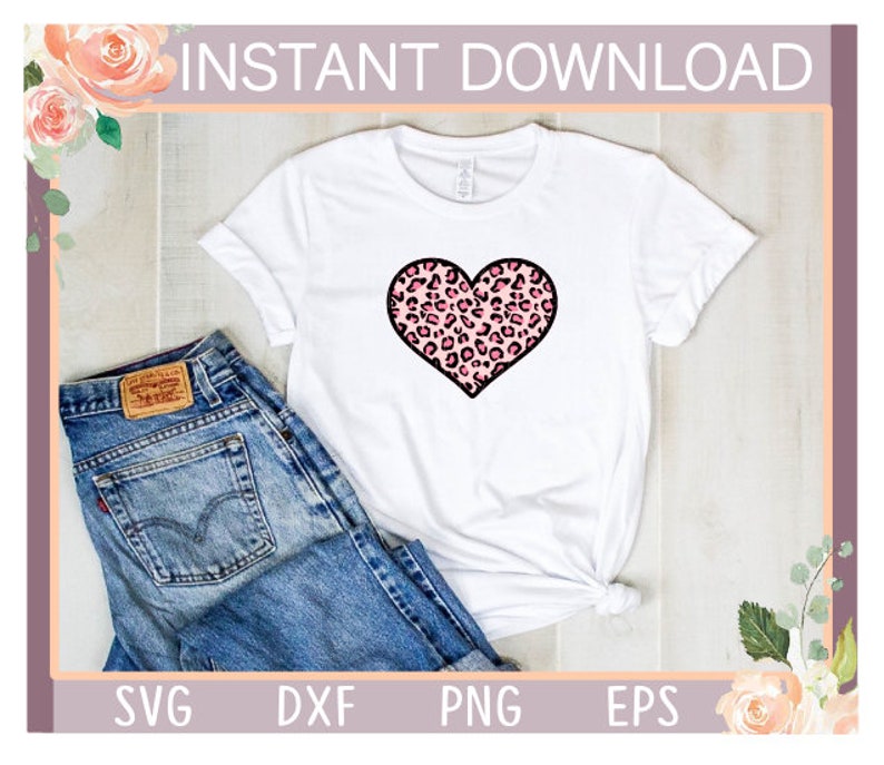 Download Clip Art Cheetah Svg Cheetah Heart Svg Heart Svg Leopard Svg Leopard Heart Printables Png Svg Svg Files Svg Files For Cricut Cricut Silhouette Dxf Art Collectibles
