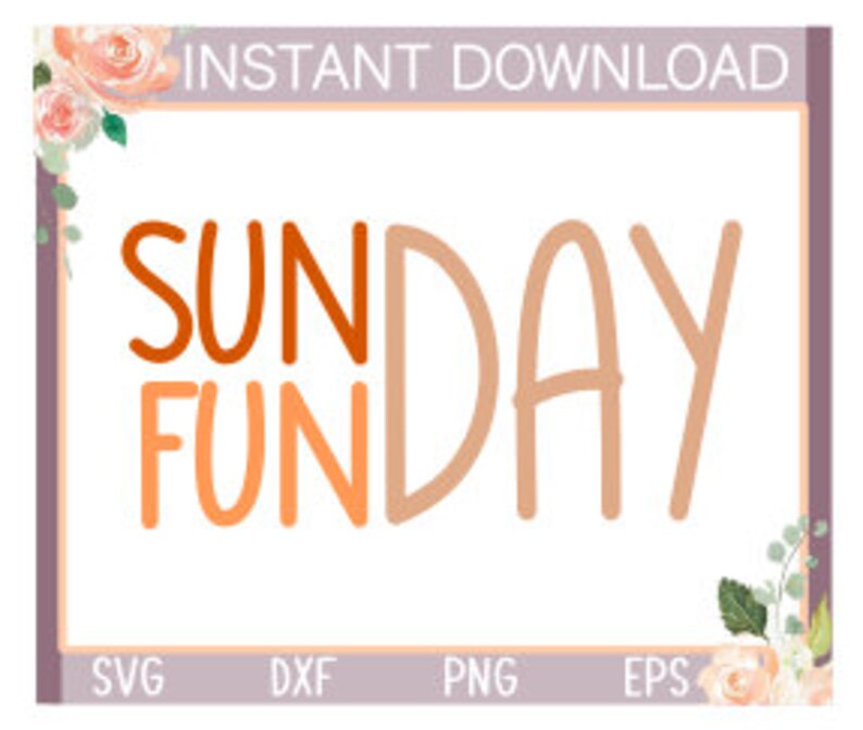 Download Clip Art Sunday Svg Sunday Funday Svg Funday Svg Svg Svg Files Svg Files For Cricut Silhouette Cut Files Dxf Files Cricut Svg Sayings Svg Quotes Art Collectibles
