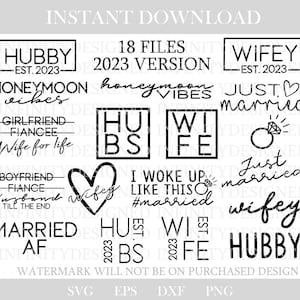 just married svg,hochzeit svg,frau svg.wifey svg,ehemann svg,hubby svg,svg,svg,svg,plotterdatei cricut,silhouette,plotterdatei,svg,dxf,eps