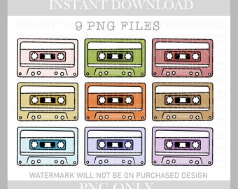 カセット テープ svg、カセット png、テープ svg、レトロ svg、レトロ png、レトロ昇華、グルーヴィー svg、カセット テープ昇華、svg、svg ファイル、cricut、png