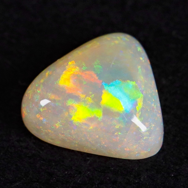 Natural Crystal Opal - Coober Pedy Australia - 1.1 Cts  - Genuine Australian Opal Stone - Loose Cabochon Gemstone - Solid Opal