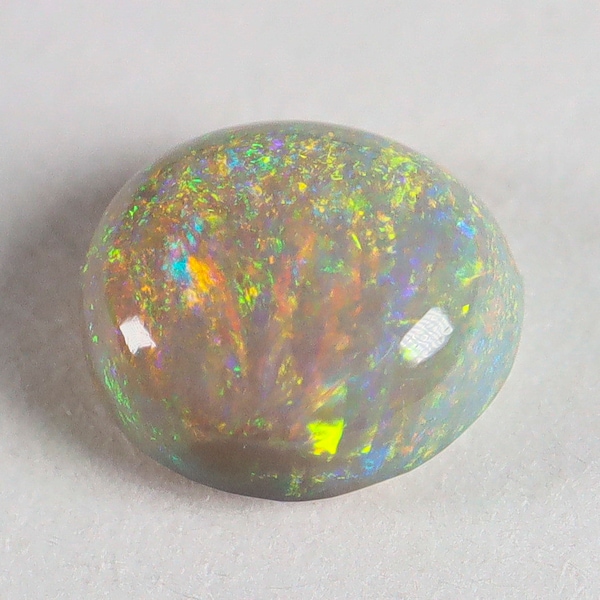 Lightning Ridge Australia - Natural Dark Opal - 0.38 Cts  - Genuine Australian Opal Stone - Loose Cabochon Gemstone - Solid Opal