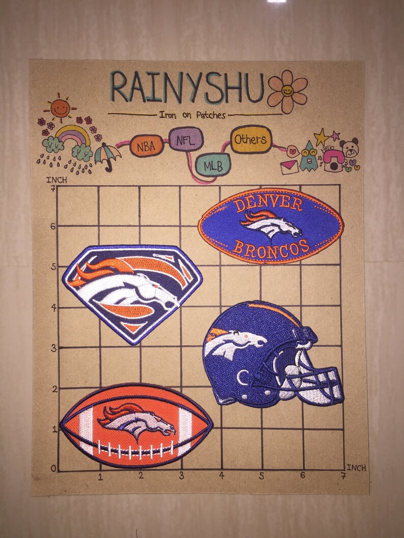 Patches Nfl Denver Broncos