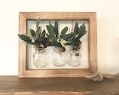 Hanging Wall Planter for Succulents, Air Plants, Stems