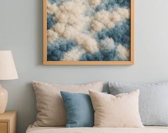 Preserved Reindeer Moss Wall Art Winter Wood