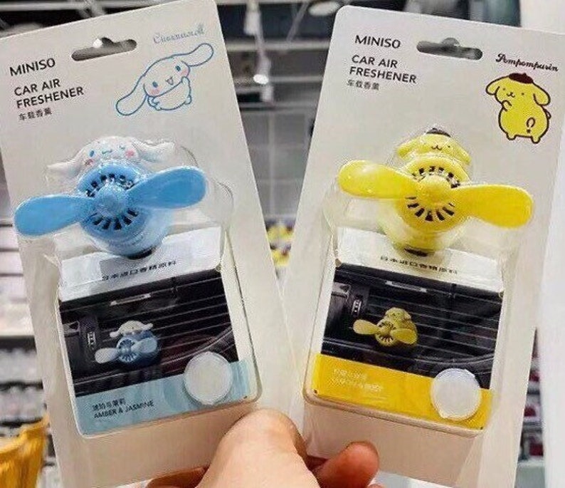 Cinnamoroll Car Air Freshener With Fragrance Plane Propeller Etsy UK