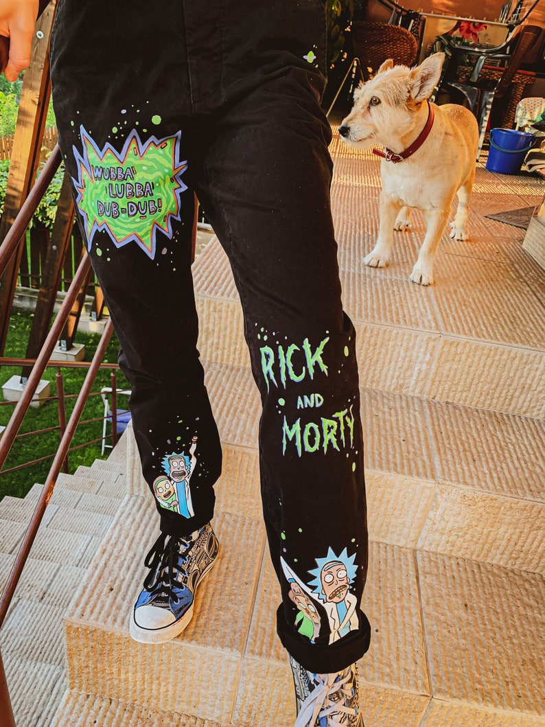 rick and morty pants