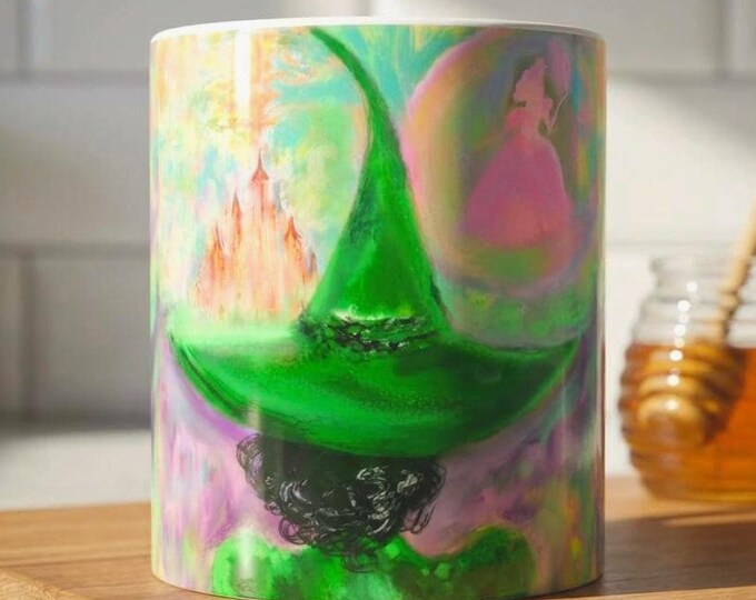 Whimsical wicked of oz Wicked Witch Hat Mug | Fantasy Ceramic Mug